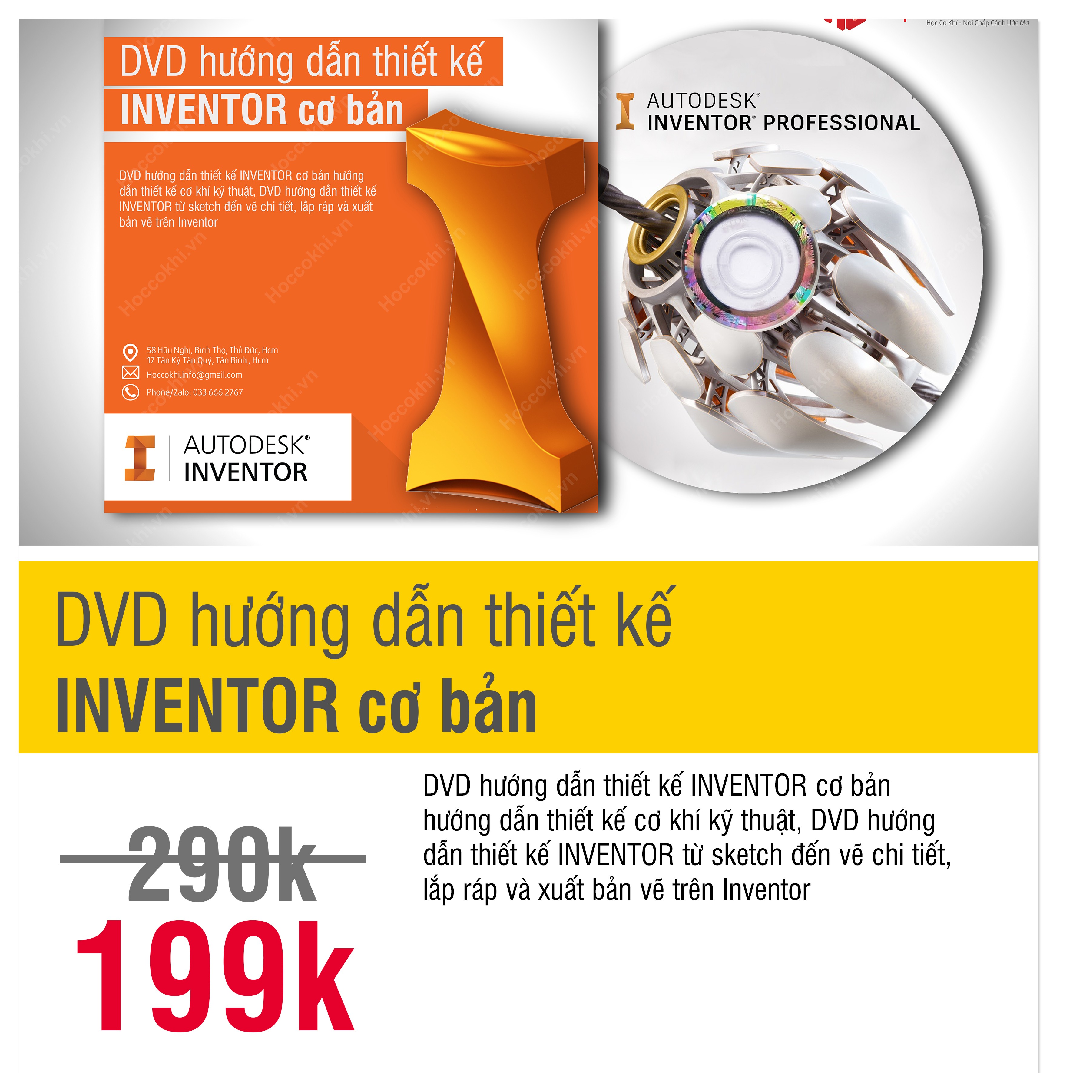 DVD hướng dẫn thiết kế INVENTOR cơ bản